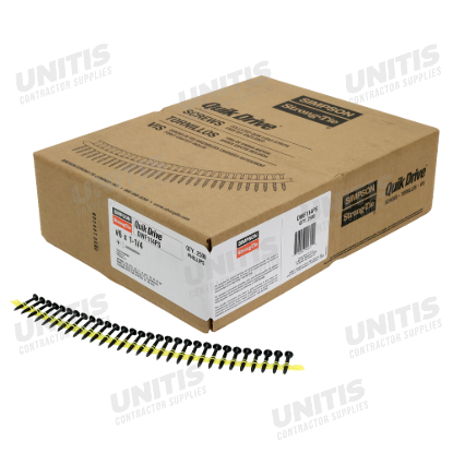 Simpson DWF Drywall-to-CFS Screw (Collated) - #6 x 1-1/4" #2 Phillips Bugle Head - 2500/box