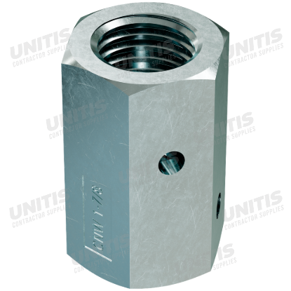 Simpson CNW 1" to 7/8" Coupler Nut with Witness Hole