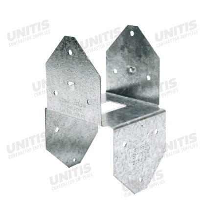 Simpson BCS Galvanized Post Cap for Double 2x Beam, 4x Post
