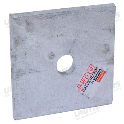 Simpson BP 3" x 3" Hot-Dip Galvanized Bearing Plate with 1/2" Bolt Diameter