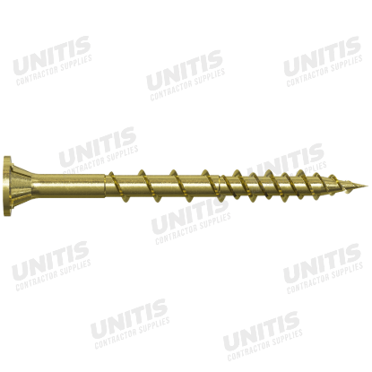 Simpson Strong-Drive WSV Subfloor Screw (Collated) - #9 x 2" T25, Yellow Zinc - 1000/box