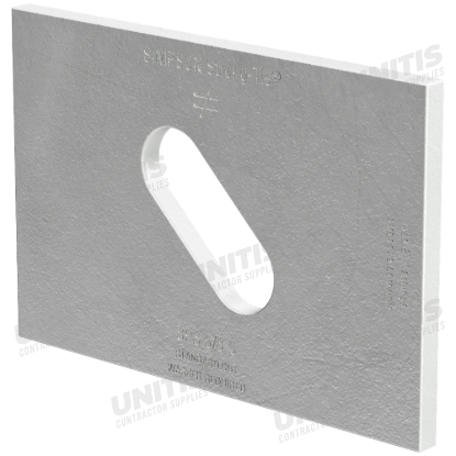 Simpson BPS 3" x 4-1/2" HDG Slotted Bearing Plate with 5/8" Bolt Diameter