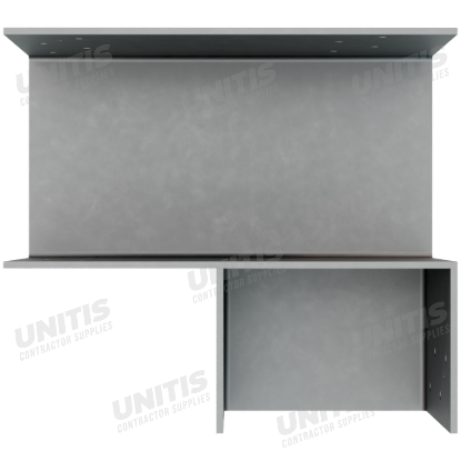 Simpson ECCLRQ L-Shape End Column Cap for 6x Beams, 6x Post w/ SDS Screws, Skewed Right