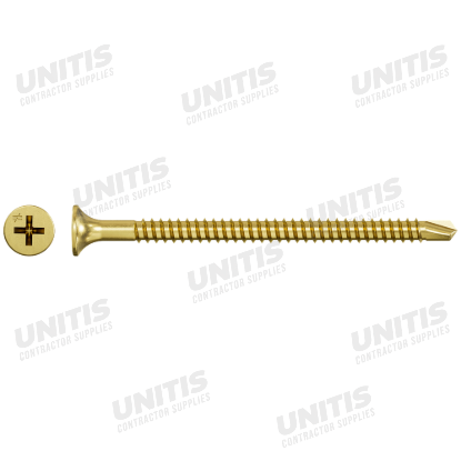 Simpson DWFSD Drywall-to-CFS Screw (Collated) - #8 x 2-3/8" #2 Phillips, Yellow Zinc - 1500/box