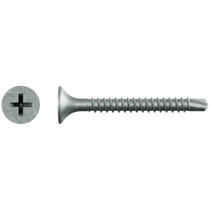 Simpson DWFSD Drywall-to-CFS Screw (Collated) - #6 x 1-1/4" #2 Phillips, Quik Guard - 2500/box