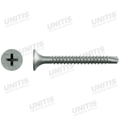 Simpson DWFSD Drywall-to-CFS Screw (Collated) - #6 x 1-1/4" #2 Phillips, Quik Guard - 2500/box