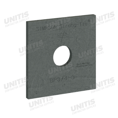 Simpson BP 3" x 3" Bearing Plate with 3/4" Bolt Diameter