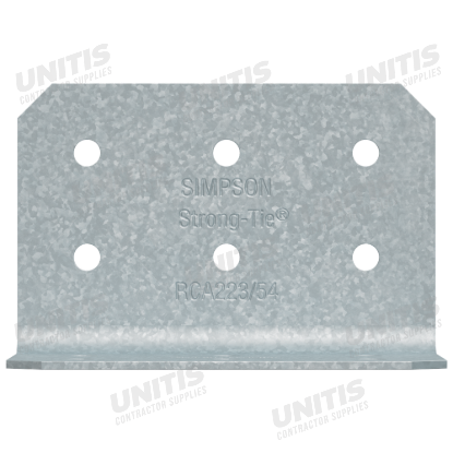 Simpson RCA 2" x 2" x 3" 16-Gauge Galvanized Rigid Connector Angle - 150/box