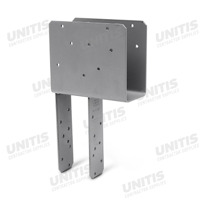 Simpson ECCQ Rotated-Strap End Column Cap for 4x Beam, 4x Post, with Strong-Drive SDS Screws