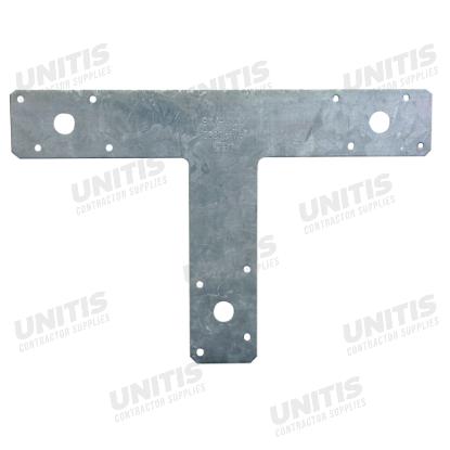 Simpson 12" x 8" 14-Gauge Galvanized T Strap