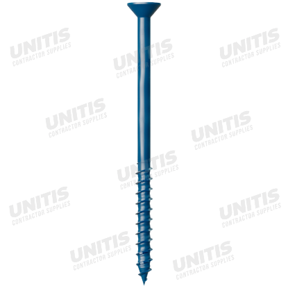 Simpson Titen Turbo - 1/4" x 6" Hex-Head Concrete Screw, Blue - 100/box