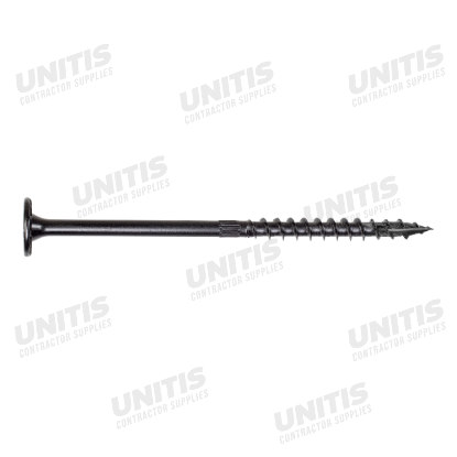 Simpson Outdoor Accents Structural Wood Screw - .220" x 5-1/2" DB Coating, Black w/Washer