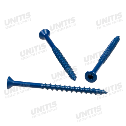 Simpson Titen Turbo - 3/16" x 2-3/4" Torx Flat-Head Concrete Screw, Blue - 100/box