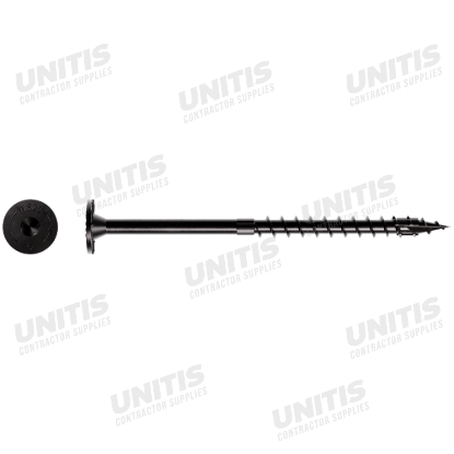 Simpson Strong-Drive SDWS Timber Screw (Exterior Grade) - 0.220" x 5" T40, Black - 50/box