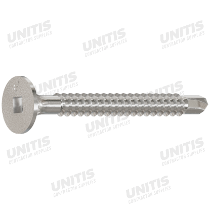 Simpson Self-Drilling Fiber-Cement Screw - #8 x 1-5/8" #2 Square Drive, Type 410 - 100/box