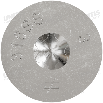 Simpson Titen HD 1/4" x 4" Type 316 SS Countersunk Head Heavy-Duty Screw Anchor - 25/box