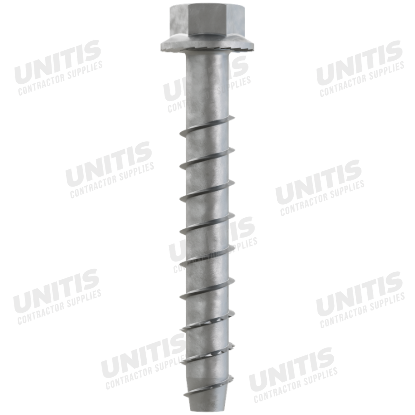 Simpson Titen HD 3/8" x 3" Mechanically Galvanized Heavy-Duty Screw Anchor - 50/box