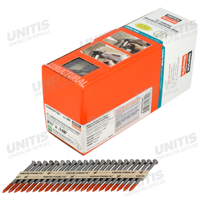 Simpson Strong-Drive 33 SCN Smooth-Shank Connector Nail - 2-1/2" x .148" HDG - 500/box
