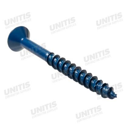 Simpson Titen Turbo - 1/4" x 2-3/4" Torx Flat-Head Concrete Screw, Blue - 100/box