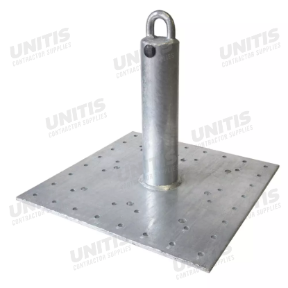 SafeWaze  12" Post Anchor for Wood Steel Concrete