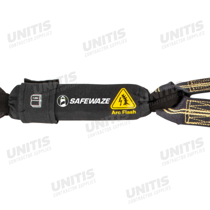 Safewaze Arc Flash 6' Energy Absorbing Lanyard, Dual Leg