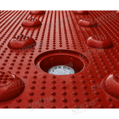 ADA Solutions Truncated Dome - Replaceable Cast In Place - 3' x 4' - Brick Red