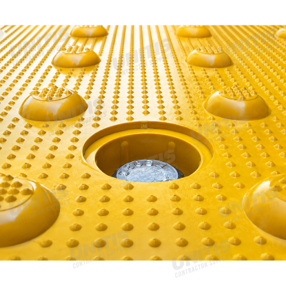 ADA Solutions Truncated Dome - Replaceable Cast In Place - 3' x 4' - Yellow