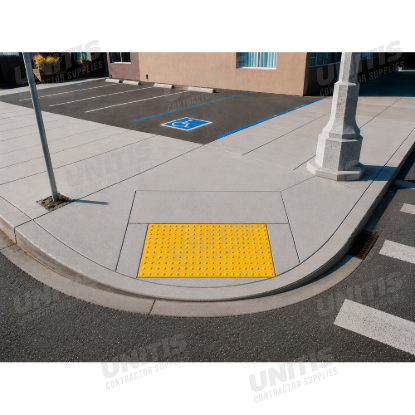ADA Solutions Truncated Dome - Cast In Place - 3' x 5' - Yellow