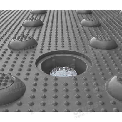 ADA Solutions Truncated Dome - Replaceable Cast In Place - 3' x 4' - Gray