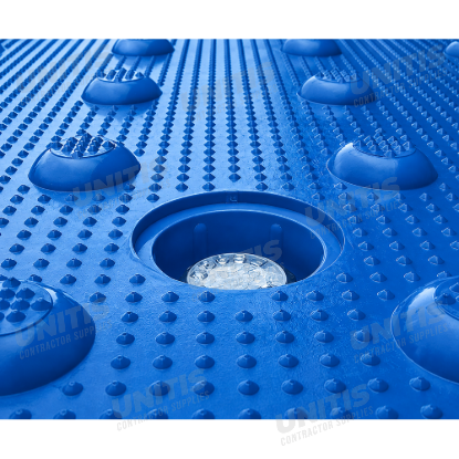 ADA Solutions Truncated Dome - Replaceable Cast In Place - 3' x 4' - Blue