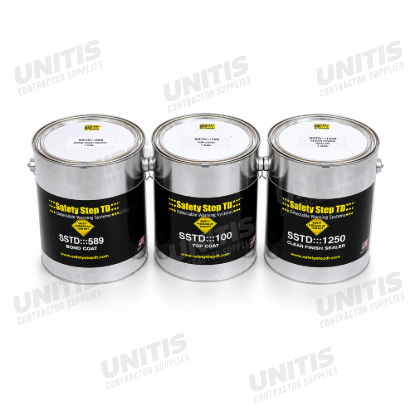 Safety Step - Install Kit for 3' x 10' Mat - Textured - Dark Gray