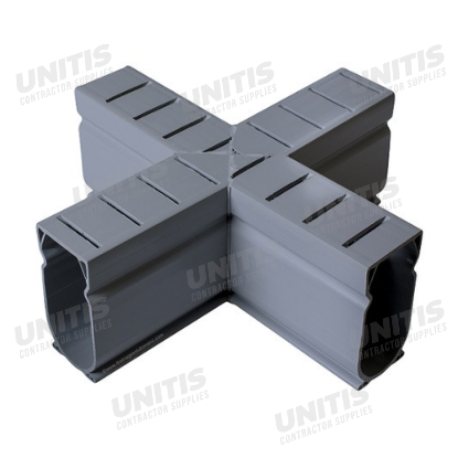 WR Meadows DECK-O-DRAIN - Cross Fitting - Gray