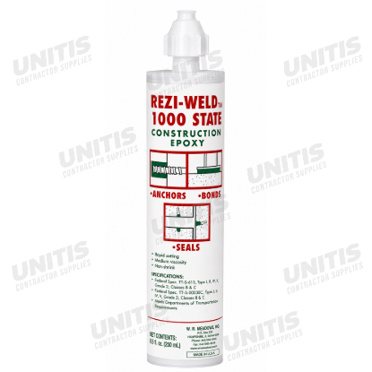 WR Meadows REZI-WELD 1000 STATE Epoxy - 9 oz Cartridge (Sold Per Case of 12)