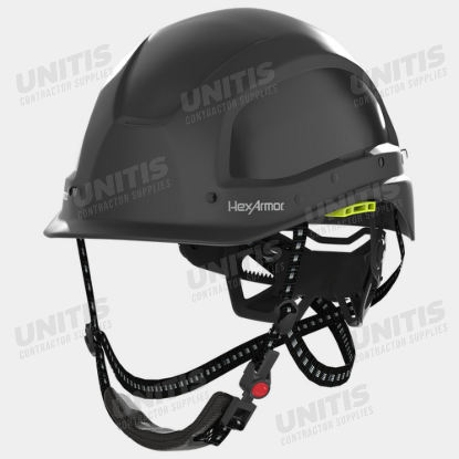 HexArmor Ceros XA250 Black Climbing-Style Safety Helmet - Type 1, Class C