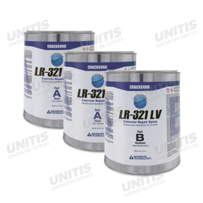 Adhesives Technology CRACKBOND LR-321 LV Low Viscosity Epoxy - 3 Gallon Kit