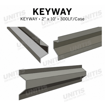 WR Meadows KEYWAY - 2" x 10' - 300LF/Case