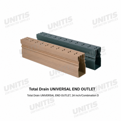 WR Meadows Total Drain UNIVERSAL END OUTLET - 24"/Combination D
