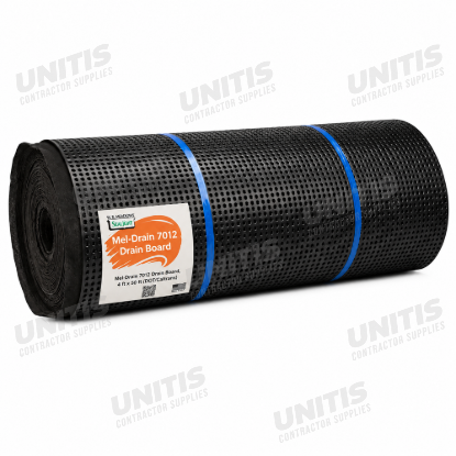 WR Meadows Mel-Drain 7012 Drain Board - 4' x 50' (DOT/Caltrans)